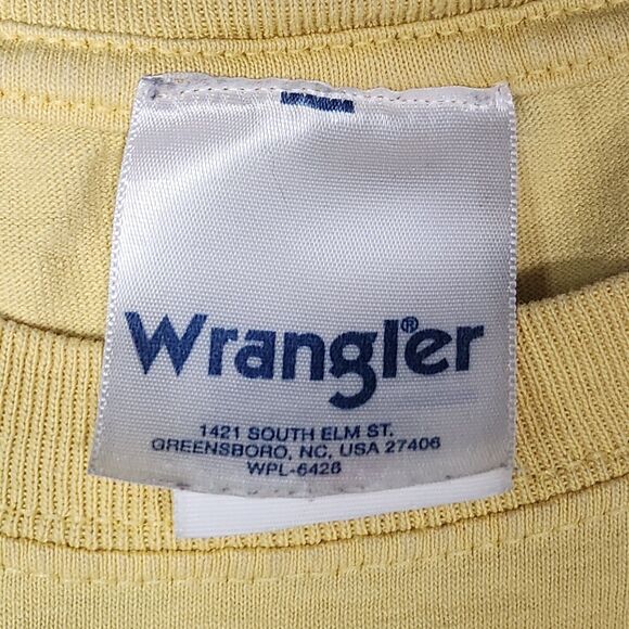 Vtg Wrangler Shirt Mens L Cowboy Chore Workwear Rodeo USA‎ Western Bull Riding - Picture 6 of 7